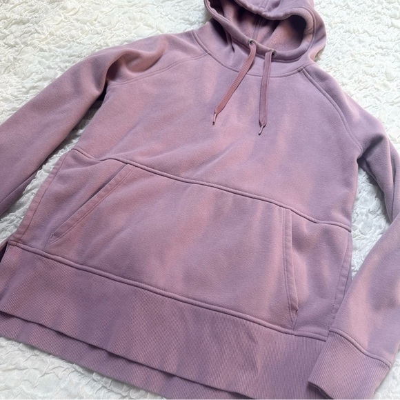 Athleta Tops - Athleta Longer Cozy Karma Hoodie Sugarplum Mauve XS